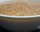 A picture of step 8 of Veggie Corn Soup.