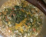 A picture of step 8 of Kienyeji fried(African-Kenyan Traditional vegetables).