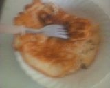 A picture of step 1 of Egg pancake#weeks challenge.