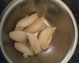 A picture of step 1 of Garlic bread sandwich.