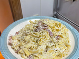 Tagliatelle a la carbonara