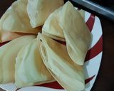 Foto langkah ke 4 dari resep Krepes crispy /leker crispy teflon.