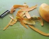 A picture of step 1 of Mango & Peach Smoothie.