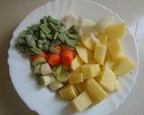 Foto del paso 2 de la receta: Papilla de contramuslos repelados