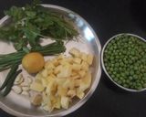 हरी मटर की घुघनी (hari matar ki ghugni recipe in Hindi) रेसिपी चरण 1 फोटो