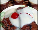 Foto langkah ke 5 dari resep Puding Coklat Oreo with Fla.