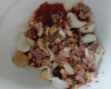 Foto del paso 2 de la receta: Obleas rellenas de atún pisto y huevo duro