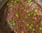 A picture of step 2 of Ragi upma.