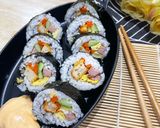 Foto langkah ke 10 dari resep Gimbap / Kimbap / Nasi Gulung Korea.