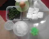 Foto langkah ke 1 dari resep Rolade Tahu Daun Singkong bentuk Bunga.