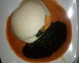 A picture of step 22 of Semo+gbegiri(beans soup)+ewedu+stew😋.