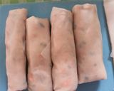 Foto langkah ke 5 dari resep Lotus Root Chicken Spring Rolls.