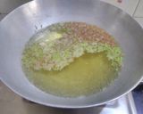 A picture of step 2 of Gujarati khichu.