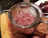 A picture of step 3 of Cherry-Port Sauce.