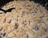 Füstölt sonkás,tormás fusilli recept fázis 4 fotója
