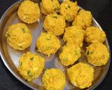 A picture of step 4 of Satvic Corn {Triple C} Fritters.