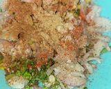 A picture of step 1 of Stuffed Rava Dosa with shezwan twist.