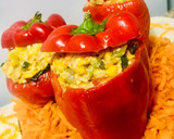 Foto del paso 5 de la receta: AJÍES MORRONES RELLENOS 🫑🧅🥕🌽🫑