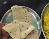 A picture of step 1 of Aloo samosa.