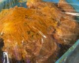 A picture of step 4 of Grilled tandoori chicken with grilled potatoes.