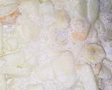 A picture of step 1 of Cream fruits chaat.