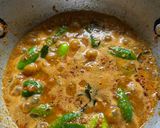 A picture of step 5 of Stuffed Tondali peanuts masala with jowar bhakri and spicy thecha, in dinner.