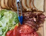 A picture of step 1 of BLT’S family style CHARCUTERIE board.