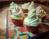 A picture of step 7 of Eggless cupcakes 🧁 🧁 🧁.