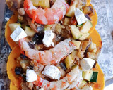 Foto del paso 5 de la receta: Lasaña de calabaza 🎃 con langostinos 🦐 y queso de cabra 🧀🐐