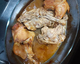 Foto del paso 9 de la receta: Milhojas de patatas con pollo 🐓 al horno y vino en reducción de su propio jugo