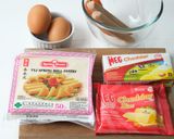 Foto langkah ke 1 dari resep Martabak telur panggang keju.