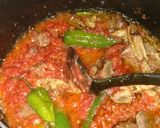 A picture of step 4 of Shahi karahi 👍.