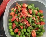 A picture of step 3 of Cream cheese fruit and Sprout Salad.