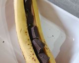 Une image de l'étape 2 de 🍌 Banane rôtie au chocolat.