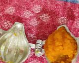 A picture of step 4 of Boondi Modak.