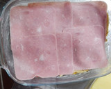 Foto del paso 3 de la receta: Pastel de pollo, jamón y queso al microondas