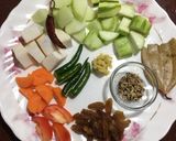 A picture of step 1 of Dalia / Broken Wheat Khichdi.