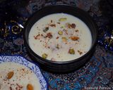 A picture of step 18 of Persian rice flour pudding (Fereni).