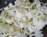 A picture of step 1 of Cabbage omlette.
