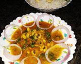 A picture of step 3 of Maharashtrian chavali chi usal (black eyed peas curry).