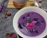 Foto langkah ke 9 dari resep Bubur Santan Ubi Ungu & Pacar Cina.