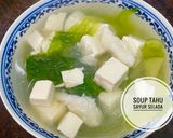 Foto langkah ke 3 dari resep Soup Tahu Sayur Selada.