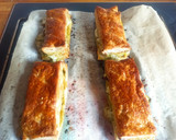 Foto del paso 6 de la receta: Hojaldre de pesto, mozzarella y tomate seco