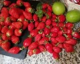 Une image de l'étape 1 de Confiture fraise🍓 citron vert verveine.