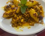 Foto del paso 7 de la receta: Calamares rellenos de verduras y langostinos