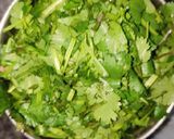 A picture of step 1 of Green chutney.