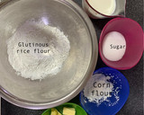 A picture of step 1 of Soft Chocolate Cookies with Mochi filling.