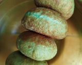 Foto langkah ke 6 dari resep Donat Kentang Pandan Tanpa Ulen.