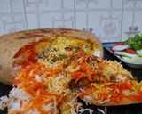 A picture of step 9 of Mughlai Chicken parda biryani recipe.