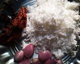 A picture of step 1 of Coconut Chutney.